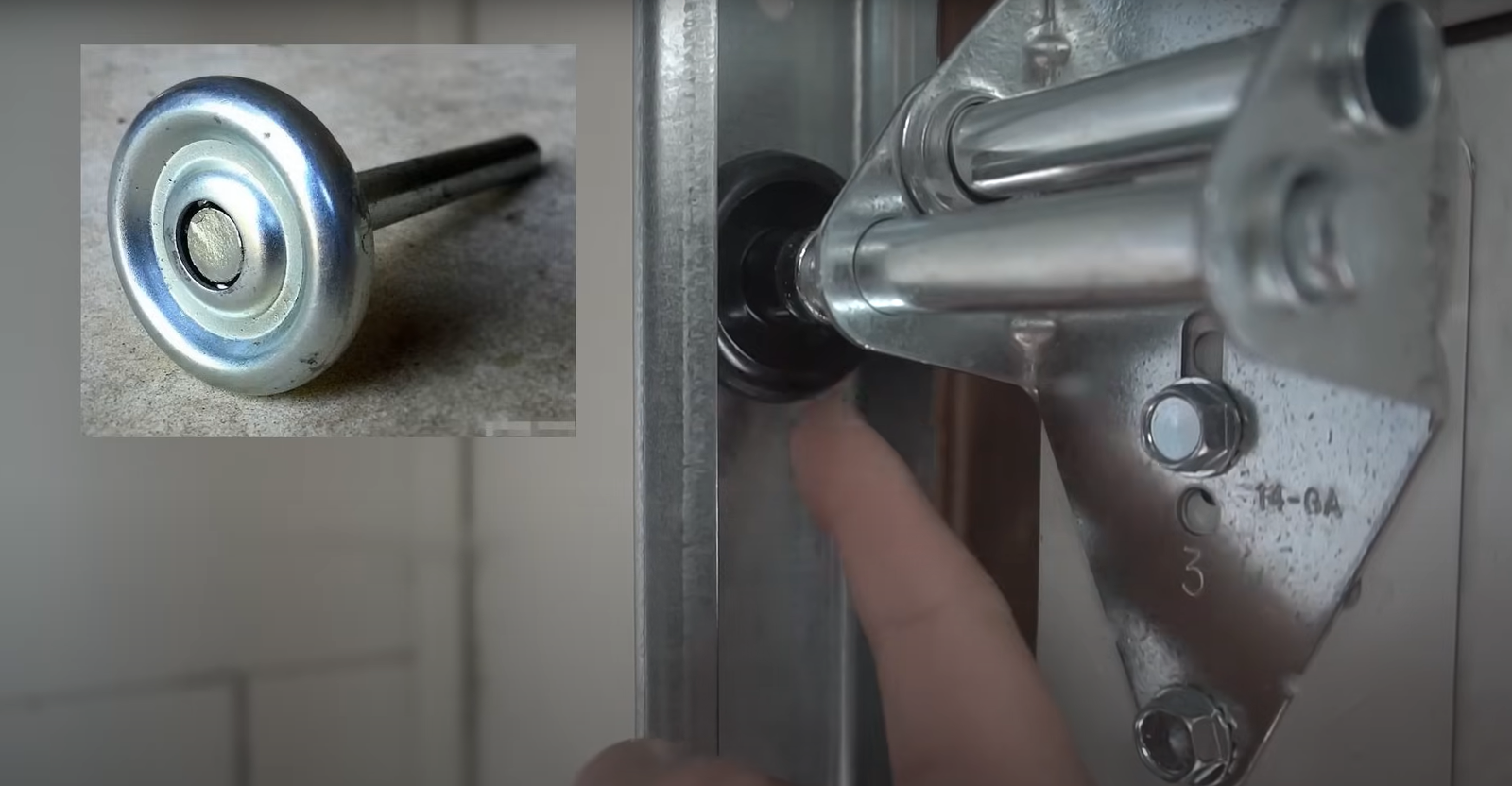 technician fix noisy garage door fix