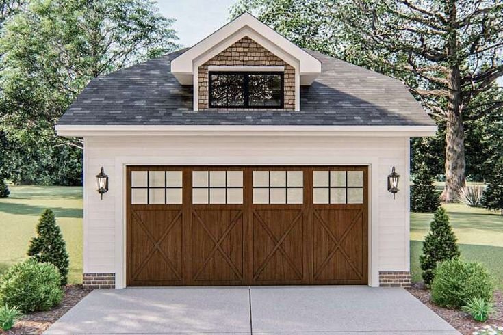 Detailed view of custom garage door spring repair
