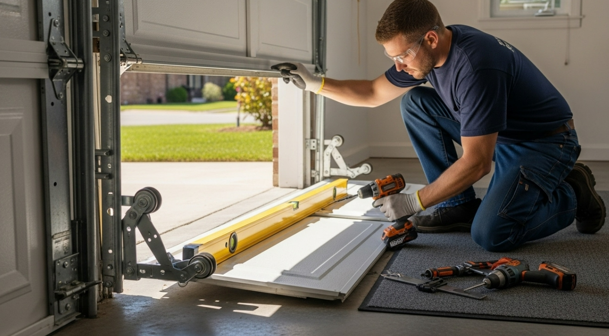 Garage Door Panel Section Replacement